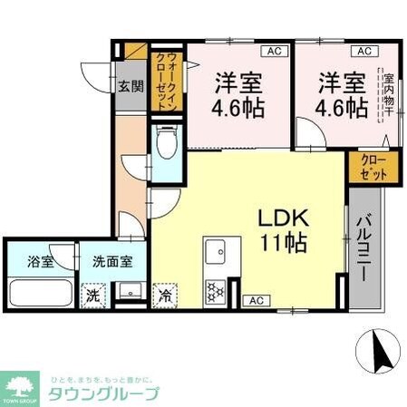 D-ZESTの物件間取画像